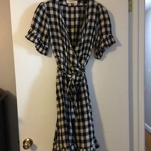 Anthropologie Gingham Dress